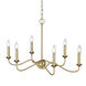 Tierney 6 Light 29 inch Brushed Champagne Bronze Kitchen Island Light Ceiling Light